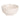 Single white porcelain lines bowl