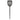 Tovolo charcoal silicone slotted turner with stainless steel handle