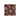 Marimekko Unikko napkin with bordeaux poppies on tan