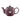 Deep Magenta teapot with its Price & Kensington tag