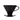 HARIO V60 Ceramic Coffee Dripper 02 in black, showcasing its cone shape and ridged interior for optimal brewing.