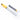 Yellow Microplane zester and grater with a sharp stainless steel surface for citrus zest and grated cheese.