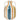 Danica Heirloom Rustic Stripe Ceramic Bud Vase — speckled porcelain bud vase with painted rustic stripe, front view