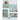 White Brabantia pedal bin in a tiled bathroom beside a stool
