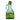 Bormioli Rocco Helios green glass oil bottle with cork, filled with olive oil