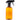 TableCraft 16 oz amber plastic kitchen spray bottle with black trigger sprayer