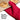 Oxo silicone oven mitt in bright orange, heat-resistant kitchen glove with textured grip for safe handling of hot cookware.