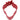 Red strawberry-shaped cookie cutter from R&M, showing a metal mold with a detailed strawberry design for baking cookies.