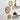 Set of three BETTER HOUSEWARES cork trivets with round, natural cork surface and black silicone edges for hot cookware protection.