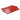 Red Emile Henry rectangular grilling stone with side handles
