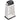 Stainless steel TABLECRAFT 4-sided box grater, 6-inch kitchen tool with multiple grating surfaces for cheese and vegetables.