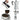 Three Bialetti Moka Express stovetop espresso machine replacement parts for the 3-cup model, shown in a close-up image.
