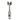 OXO meat tenderizer with stainless steel head and black handle