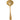 Brass Gold Ladle 7.75”