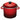 Le Creuset 8-quart stock pot with a vibrant enameled exterior and sturdy handles, ideal for soups and broths.