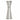 Brushed stainless steel Japanese style double cocktail jigger standing upright