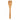 Eddington's pierced olive wood spatula showing the grain of the handle