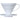 HARIO V60 plastic coffee dripper, model 02, with ridged cone shape and matching drip stand on a white surface.
