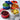 Le Creuset Mini Cocotte souffle dish in vibrant color, showcasing a small, round ceramic ramekin with a lid and textured exterior.