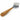 Full Circle cast iron brush and scraper with wooden handle for cleaning cast iron cookware, showing the brush and scraper tools.