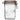 Le Parfait tapered French food storage jar with airtight seal, clear glass container for preserving and storing food items.