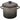 Le Creuset 8-quart stock pot with a vibrant enamel exterior and sturdy handles, ideal for soups and large meals.