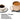 A cup of black coffee and a mug of coffee with milk brewed with the OXO Brew 8-cup coffee maker