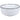 BIA Cordon Bleu silhouette bowl, 24oz, ceramic serving bowl with elegant blue and white design, perfect for salads or desserts.
