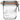 Le Parfait tapered French jar for food storage with airtight seal, glass container with metal lid and secure closure