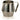 RSVP 20 oz stainless steel steaming pitcher, side view