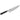 Shun Classic 8 inch chef's knife at an angle showing the Damascus pattern