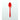 Get it Right perforated spoon with a red handle, featuring a slotted scoop for draining and serving food easily.