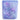 Stasher reusable silicone half-gallon storage bag in amethyst with hairbands outside for size comparison.
