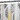 Yellow and gray Katsura PEVA shower curtain by MODA with a modern floral design for bathroom decor.
