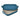 Le Creuset Rectangular Dish with Platter Lid in Teal — front view with the platter-style lid on top of the dish