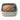 Square KONSERVE food storage container with silicone lid, made of durable plastic, ideal for keeping food fresh and organized.