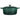 Le Creuset 4.5-quart round Dutch oven in vibrant color with a sturdy lid, ideal for cooking and serving hearty meals.