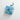 Blue Stasher silicone sandwich bag for storage, featuring a resealable design and transparent material with a Stasher logo.