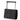 Rolser Plegamatic folding shopping cart with black frame and large wheels, compactly folded for easy transport and storage.