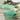 Mint green Stasher reusable silicone snack bag for storage, showing a close-up of the flexible, eco-friendly food storage solution.