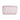 Stasher reusable silicone snack bag in rose quartz color, open empty storage bag for snacks or small items.