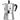 Bialetti Moka Express stovetop espresso maker with polished aluminum body and black handle for rich coffee brewing.