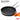 Oxo ceramic professional non-stick fry pan with a black handle and cooking surface, ideal for versatile stovetop use.