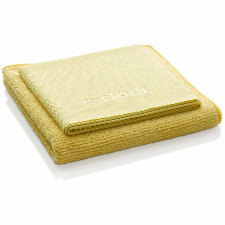 E-Cloth bathroom cleaning cloths 2-pack with soft, durable microfiber fabric for effective bathroom surface cleaning.