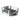 Adjustable drain board angled beside the OXO aluminum dish rack