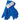 Starkt True Blue Gloves made of durable material, shown in a close-up image with a snug fit and vibrant blue color.