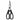 Wüsthof kitchen shears with stainless steel blades and black handles