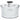 OXO Salad Spinner with white bowl and green lid, showing the handle and spinning mechanism for drying fresh salad greens.