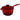 Le Creuset 2.25-quart iron handle sauce pan with a black lid and vibrant exterior, ideal for stovetop cooking and sauces.