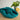 Now Design Ripple dish towel featuring a peacock print, soft cotton fabric, and elegant ripple pattern for kitchen use.